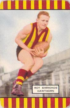 1955 Coles Victorian Footballers Series 3 #NNO Roy Simmonds Front